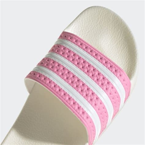 adidas badslippers roze wit|adidas water slippers.